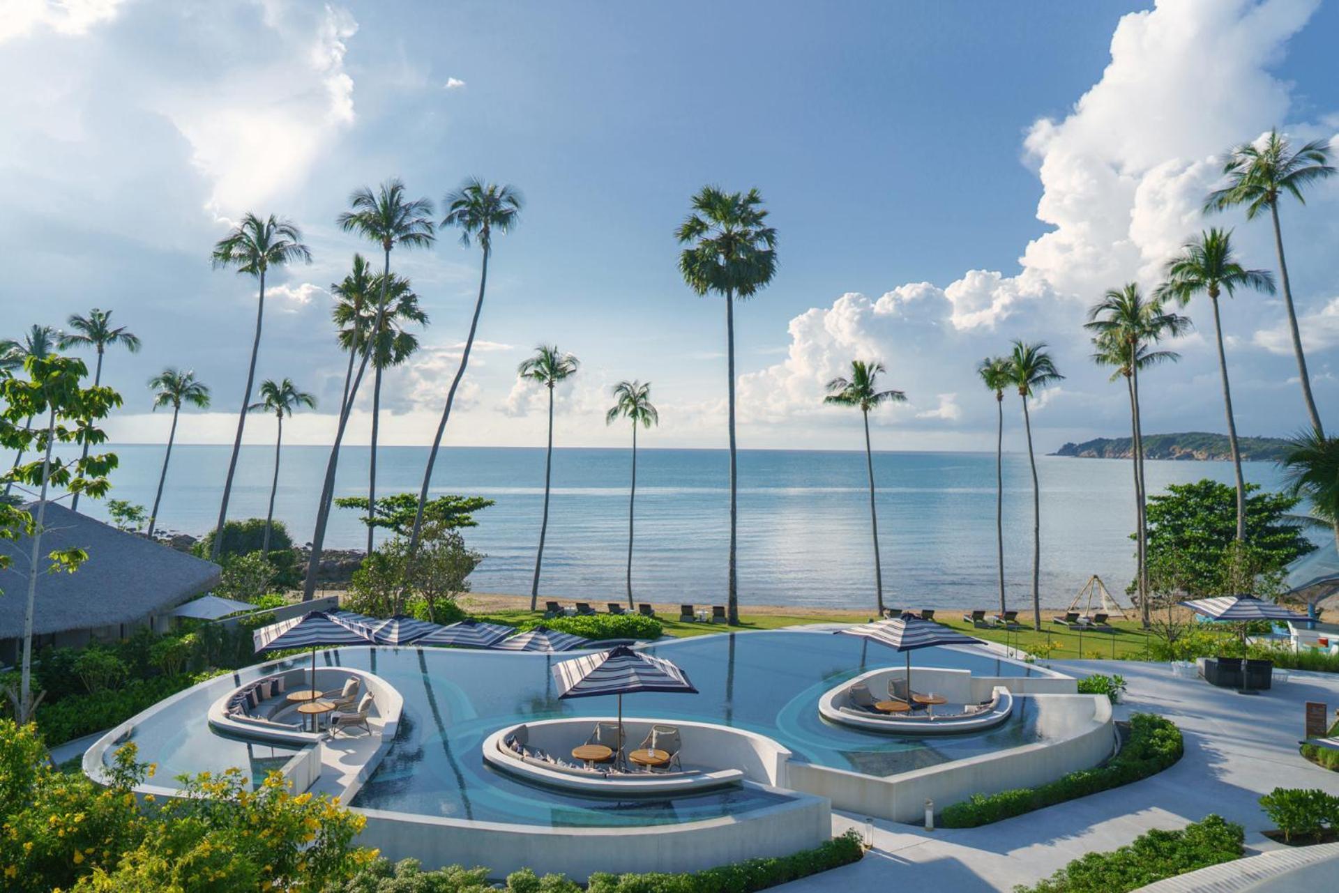 Hyatt Regency Koh Samui Hotel Bãi biển Chaweng Ngoại thất bức ảnh The beach at the hotel