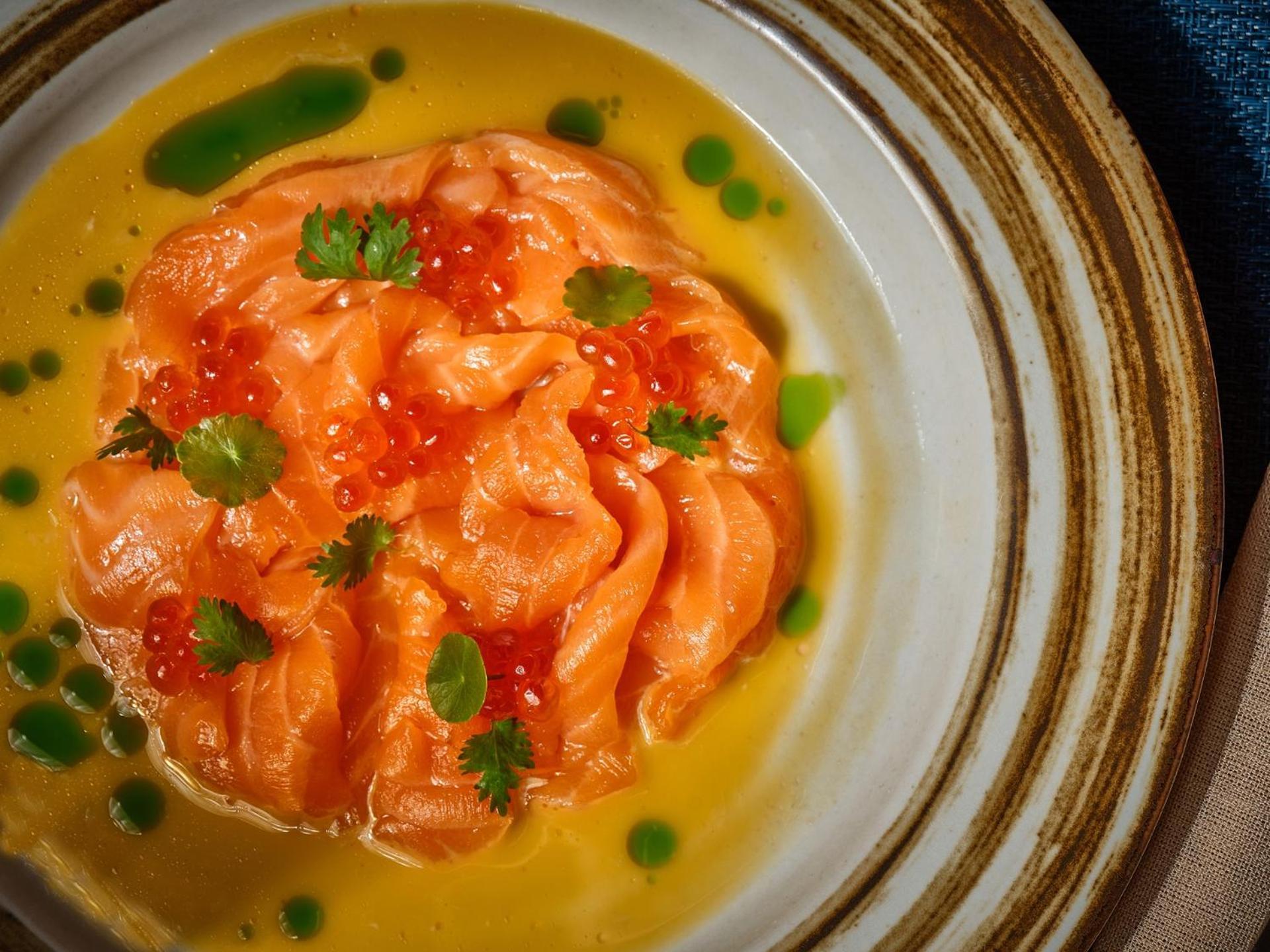 Hyatt Regency Koh Samui Hotel Bãi biển Chaweng Ngoại thất bức ảnh Salmon sashimi